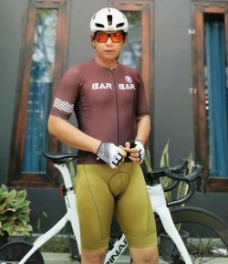 (DARK BROWN) BAR BAR SPARTAN RACE PRO SPEED SXB JERSEY ROAD BIKE