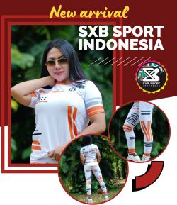  SXB ORANGE RECHTECK SHORT SLEEVE AND LEGGING