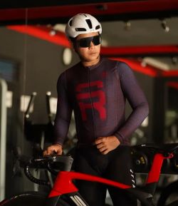 DARK RED - TECHNOLOGY SPARTAN RACE PRO SPEED JERSEY RB
