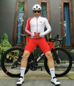 INDONESIA MORE STRENGTH PRO SPEED SXB JERSEY ROAD BIKE (WHITE)