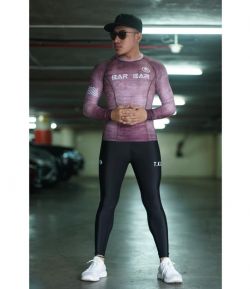 MAROON - BAR BAR ALPHASKIN PRO SXB SPORT TECHFIT COMPRESSION