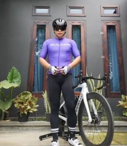 NEON PURPLE SXB TYPE SULTAN JERSEY ROAD BIKE