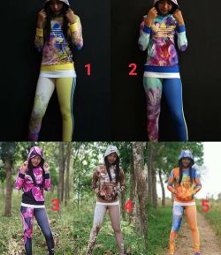 SXB ADIDAS FLOWER FESTIVAL SWEATSHIRT HOODIE LEGGING FULL PRINT