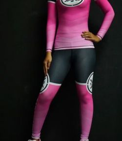 SXB BARBELL NATION PRINT LONG SLEEVE AND LEGGING TIGHT