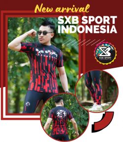 SXB BLACK RED GROOBS SHORT SLEEVE AND LEGGING