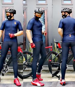 SXB CLASSIC ROAD BIKE JERSEY SHORT SLEEVE TYPE COMPRESSION (NAVY)