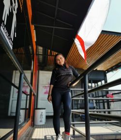 SXB CONTRAST MESH HALF ZIP TEE PRINT AND LEGGING