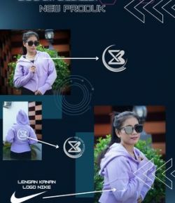 SXB FASHION FINGER HOLE PURPLE COLOUR JACKET