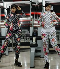 SXB GUCCI FLORAL JACKET AND JOGGER