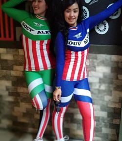 SXB NOUVALEN COLORFUL LONG SLEEVE SHIRT AND LEGGING