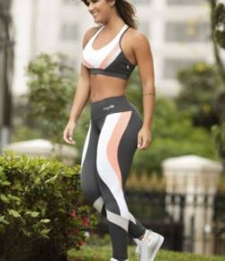 SXB OXYFIT LEGGING AND SPORT BRA TOP SEXY YOGA SET