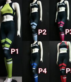 SXB PINSTRIPE RUN LEGGING COMPRESSION TIGHT