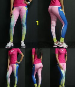 SXB ROXY POLKA DANCE PRINT LONG TIGHT (LEGGING)