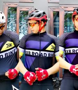 SXB SATURDAY PURPLE ROAD BIKE JERSEY