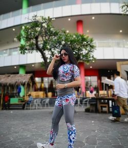 SXB SHADE GARDEN LEGGING AND SHORT SLEEVE