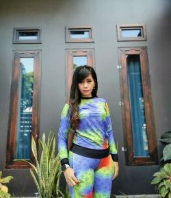 SXB SPORT GRADIANT GREEN JUMPER AND JOGGER