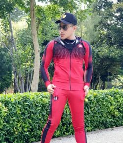 SXB SPORT VOXY RED JACKET HOODIE AND JOGGER