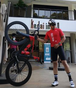 SXB SULTAN RED BIG LOGO ROAD BIKE JERSEY