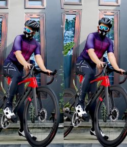 SXB TEMPO ROAD BIKE JERSEY SHORT SLEEVE (PURPLE)