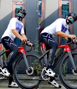 SXB TEMPO ROAD BIKE JERSEY SHORT SLEEVE (WHITE)