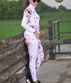 SXB WHITE TRANCES JUMPER AND LEGGING